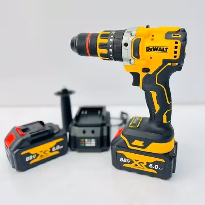 دریل شارژی 88 ولت موتور براشسل دیوالت