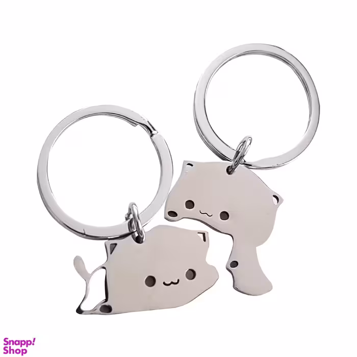 جاکلیدی مدل دوقلو فلزی آغوش کد 4662 بسته 2 عددی