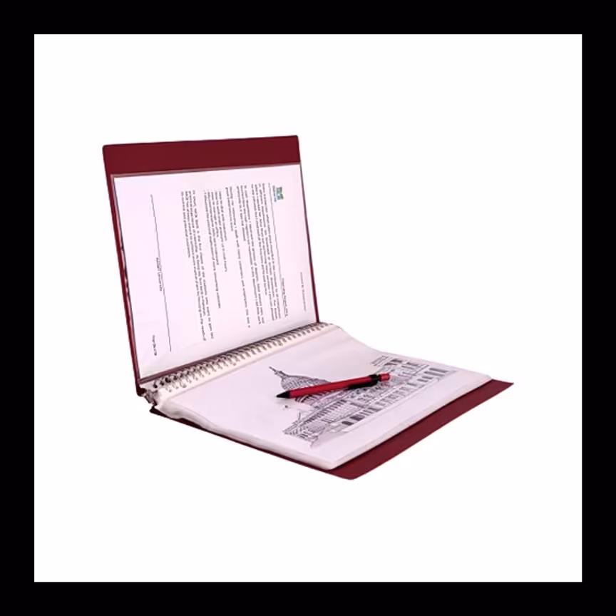 کلربوک کلاسوری50 برگ قفل فلزی پاپکوآ4_50