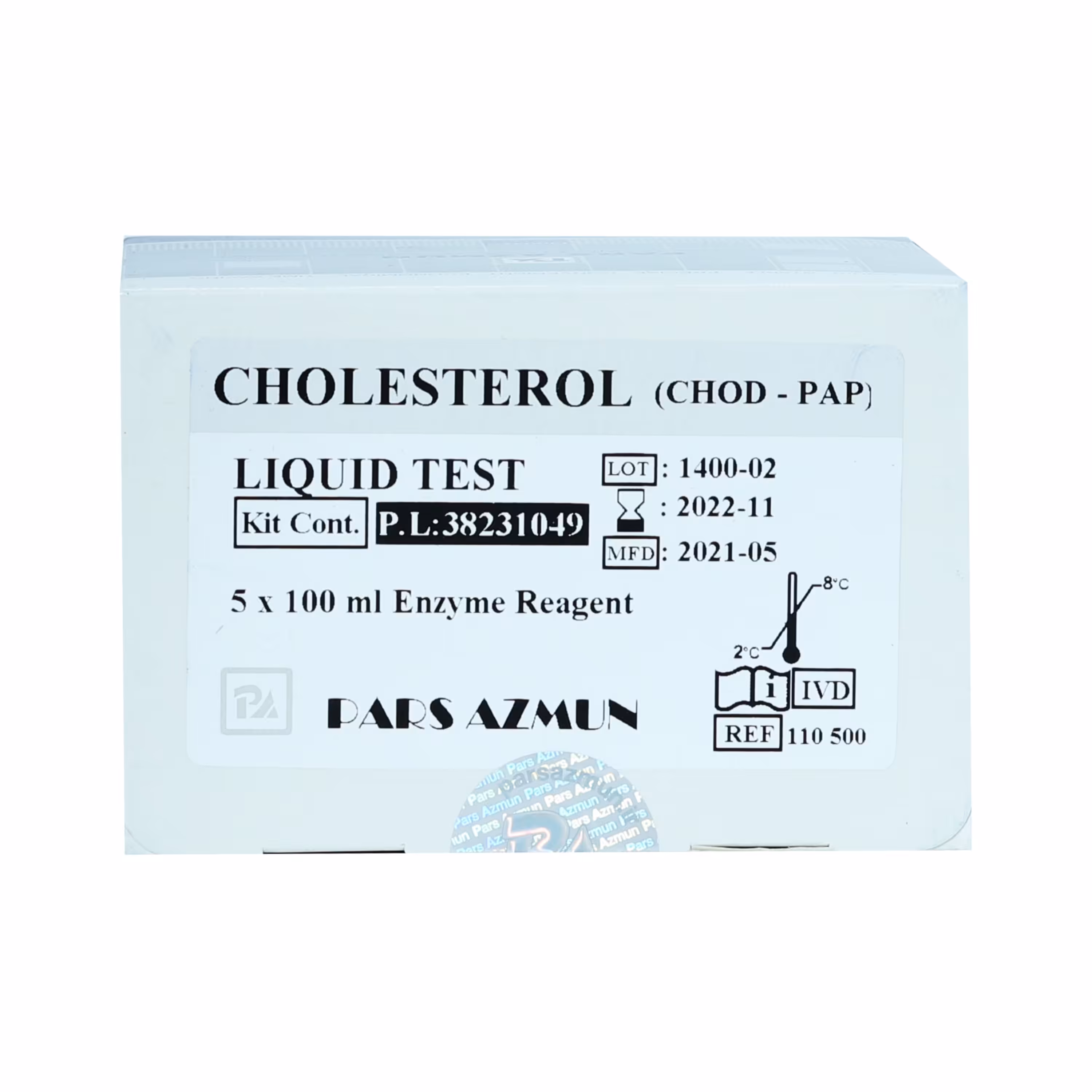 کیت کلسترول پارس آزمون(10273010)