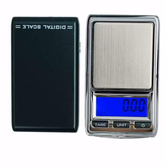 ترازوی زرگری دیجیتال.سایز کوچک . 3صفر