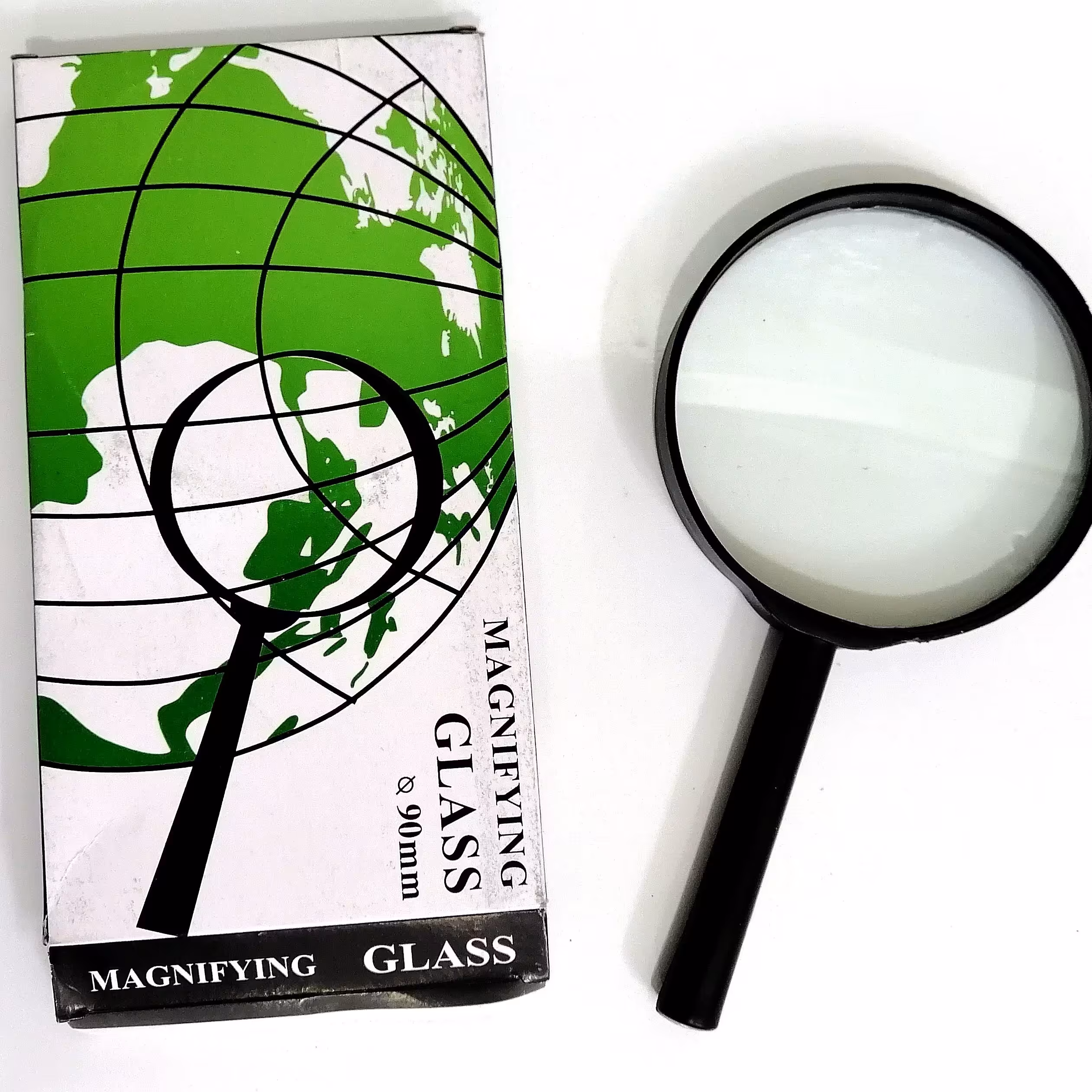 ذره بین 90 میلی متری مدل گلس  Glass