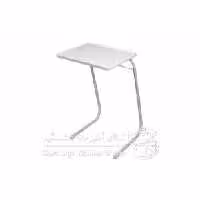 میز اتو  کمد دار و چرخ خیاطی پلوتون سفید مدل دیاموند کد 463