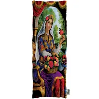 بالش طبی پارچه مخمل الیاف ویسکوز طرح سنتی سایز 50 در 150 مدل P21-328 شرکت رنس