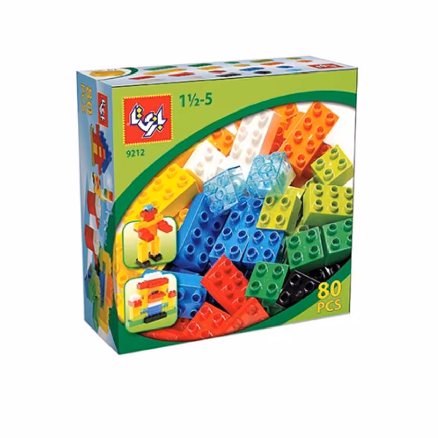 ساختنی لگو متوسط 80 قطعه

