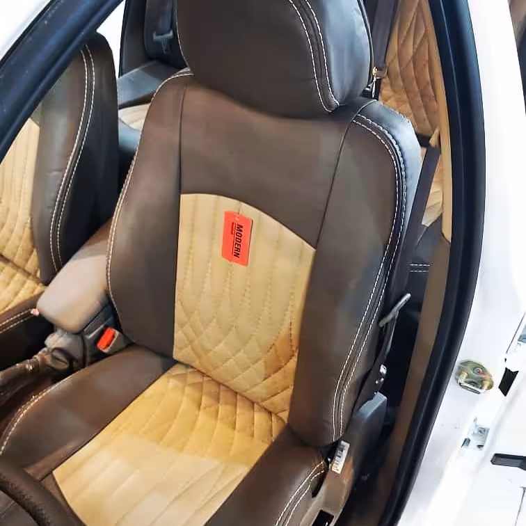 روکش صندلی چرم طرح بوگاتی مناسب پژو پارس صندلی جدید 009