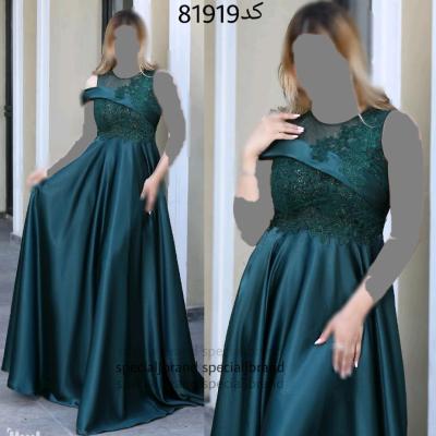 پیراهن مهمانی زنانه ساتن مدل پیراهن ماکسی مجلسی ساتن ماتیسا 81919
