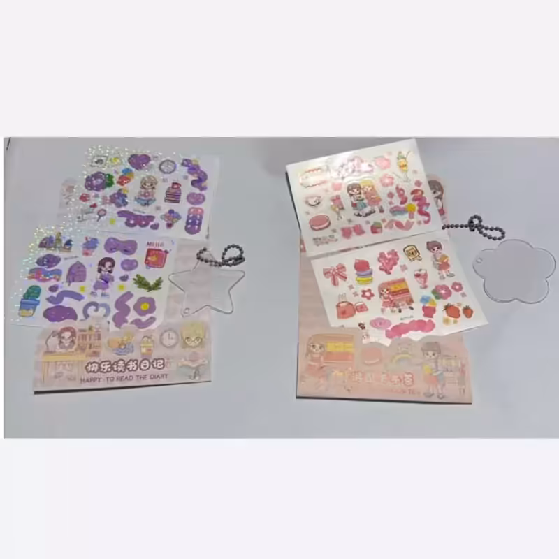 استیکر2ورقی به همراه جاکلیدی