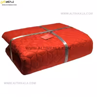 روتختی بهارخواب لومانا تمام پنبه دونفره 4تکه رنگ قرمز-سرمه ای