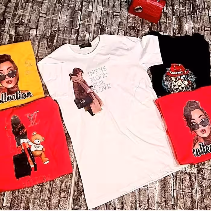 تیشرت طرح دار (ارسال رایگان)