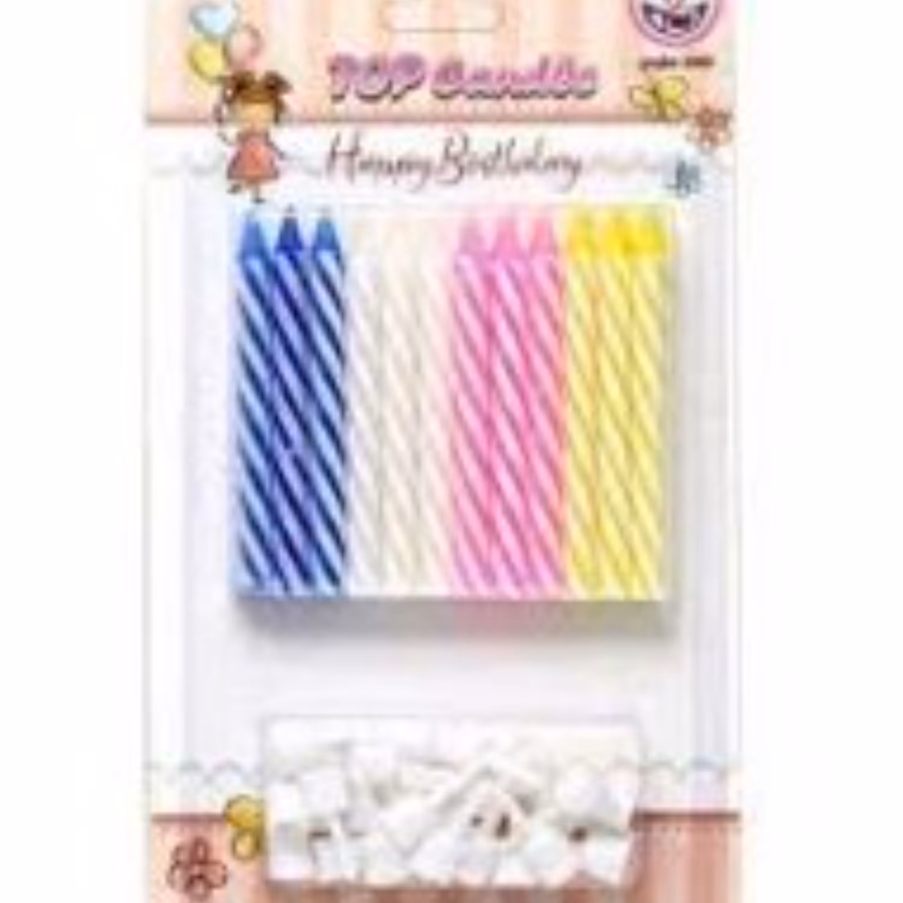 شمع رنگی 24 عددی