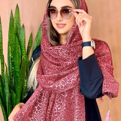 شال حریر لمه مجلسی