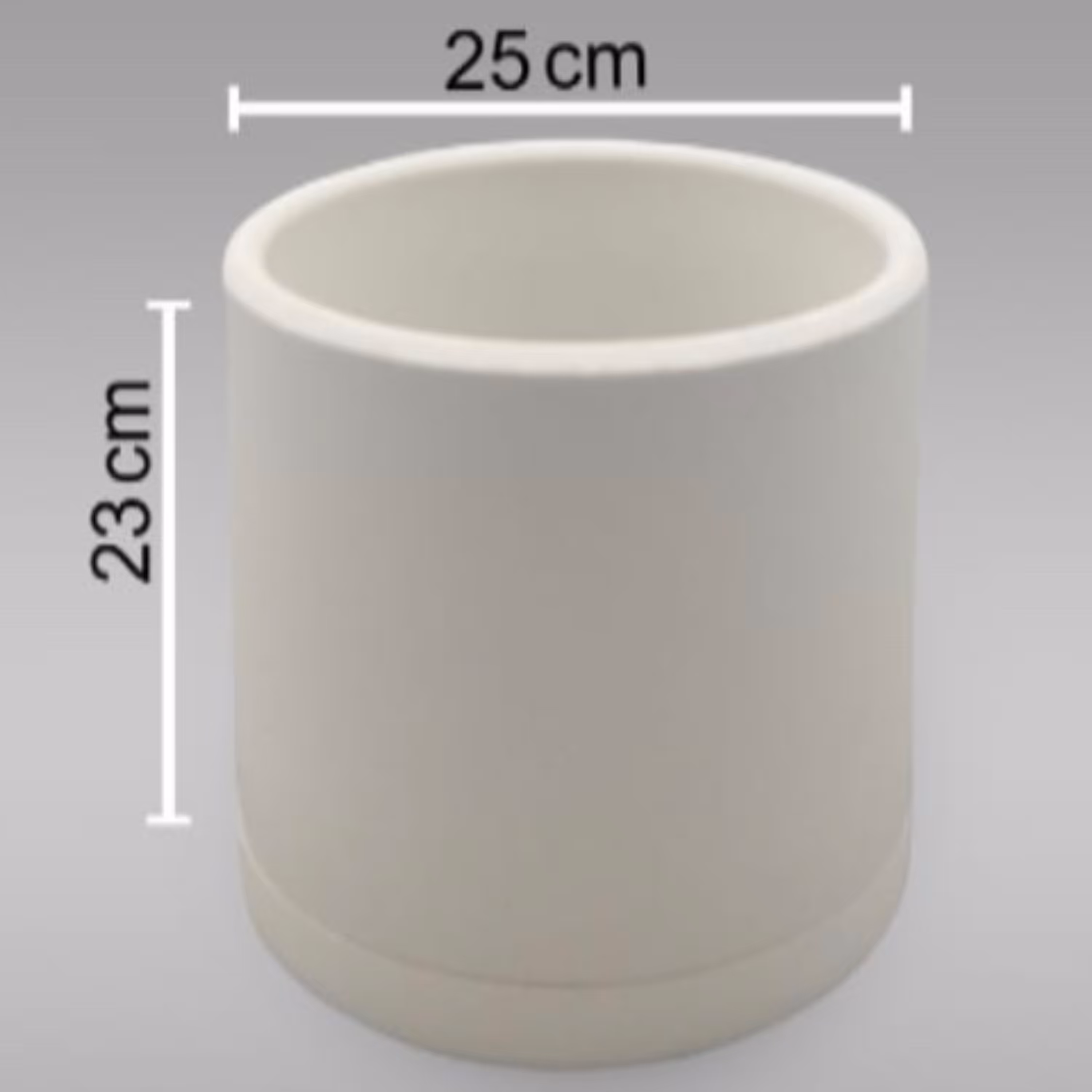 گلدان پلیمری به ابعاد 25 در 23