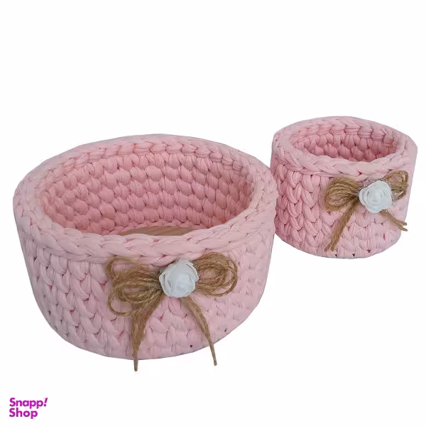 سبد قلاب بافی تریکو کد 105 مجموعه دو عددی