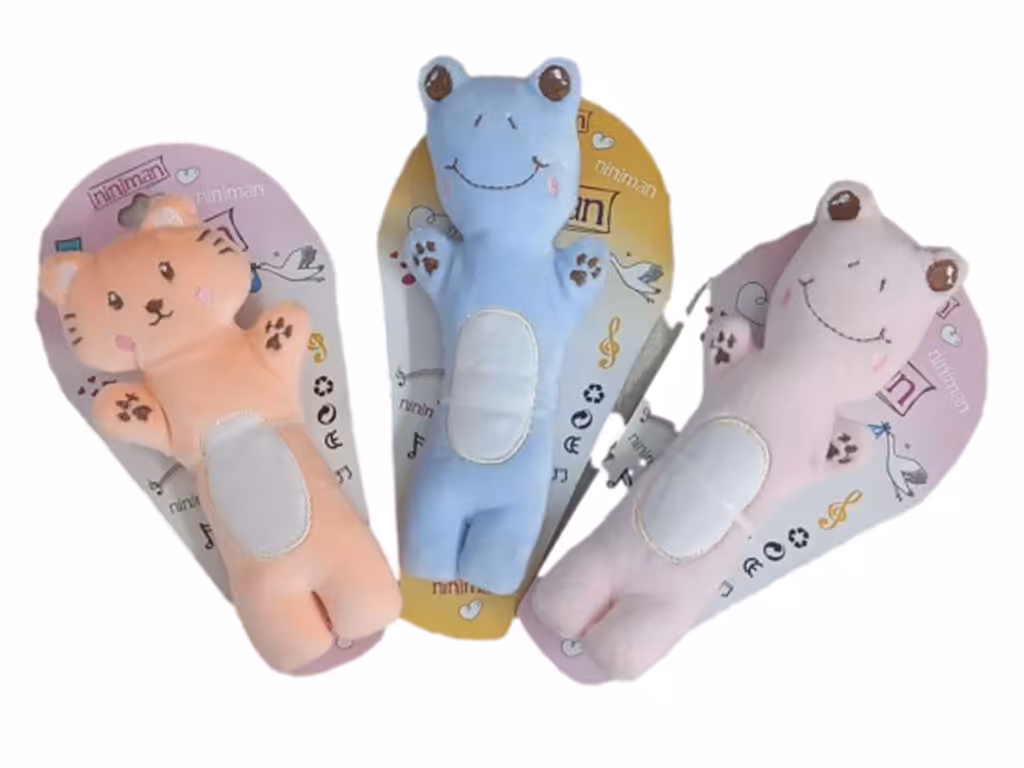 جغجغه سوسیسی پولیشی نوزادی طرح حیوانات