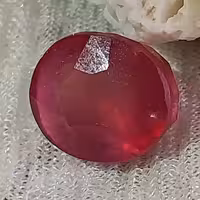 نگین یاقوت برمه شفاف جواهری5.45قیرلط