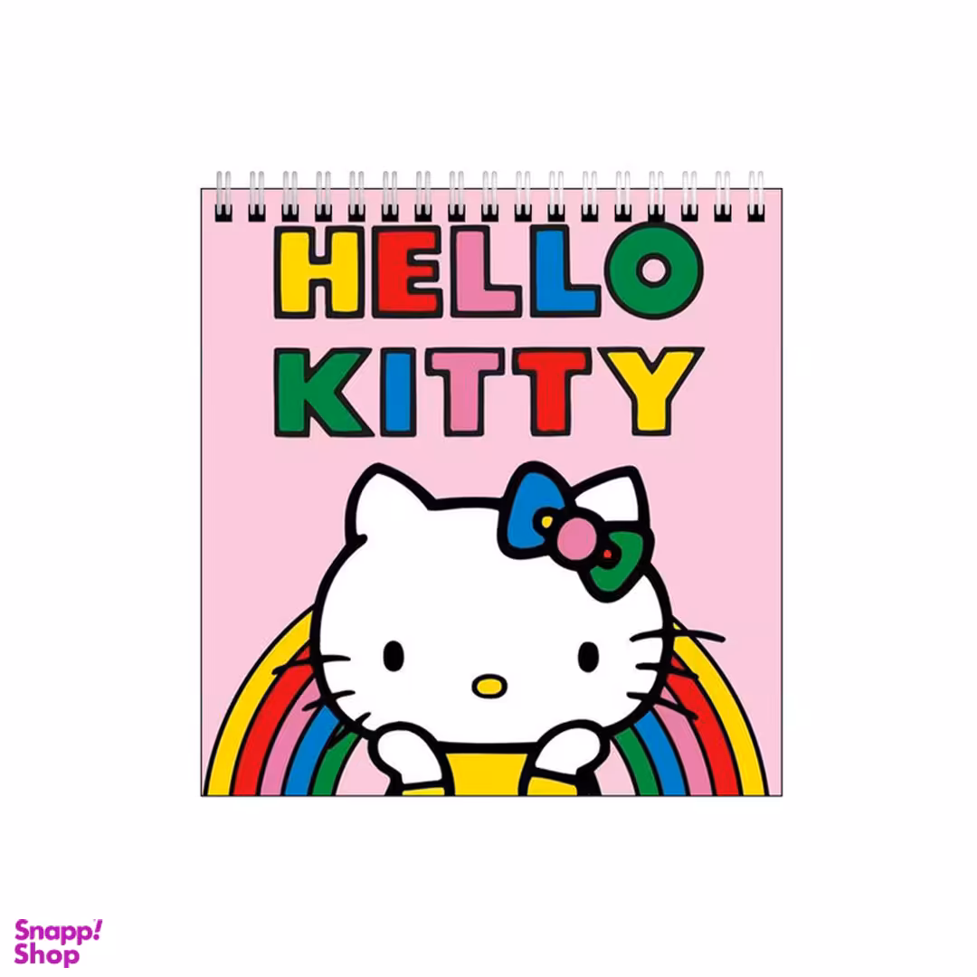 دفتر طراحی بامبیلیپ طرح کیتی و رنگین کمان کد 5743287