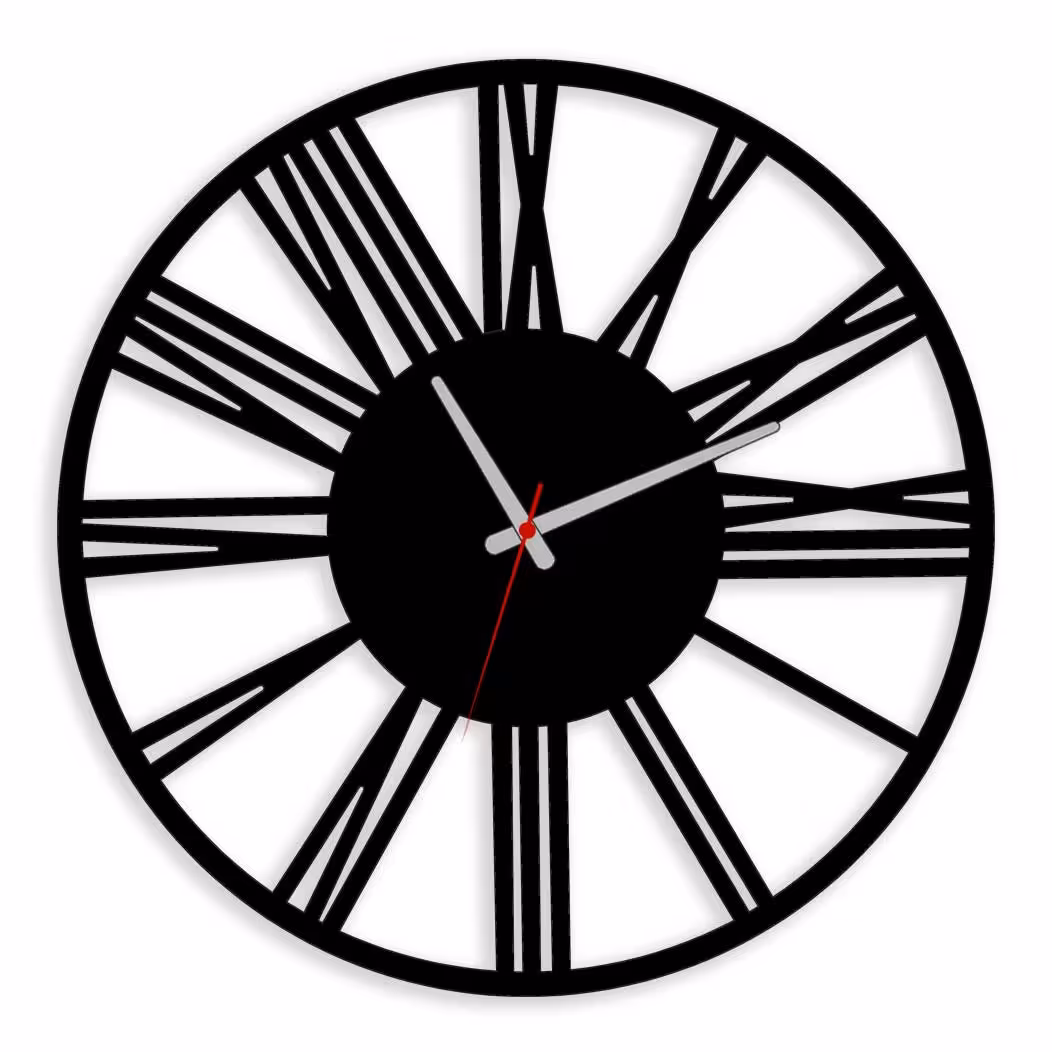 ساعت دیواری طرح کلاسیک