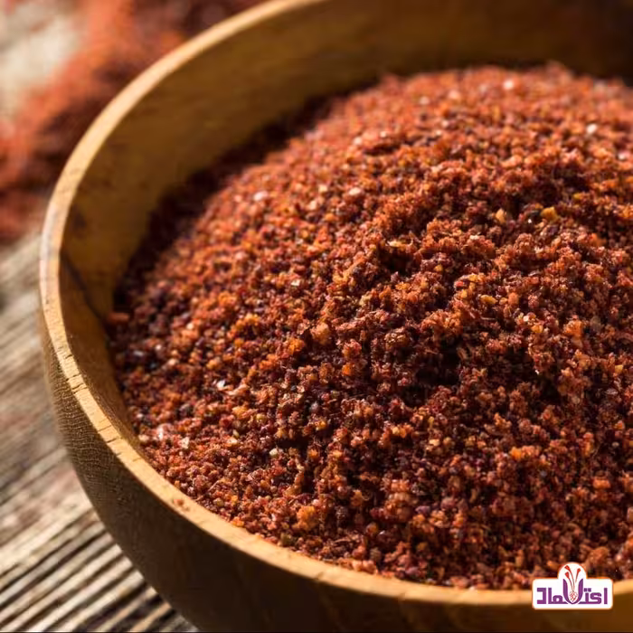 سماق قهوه ای خالص یک کیلویی اعتماد بدون اختلاط (پودرسماق)