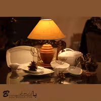 سرویس چینی غذاخوری 107پارچه تقدیس طرح بنیامین 12نفره کوئین