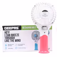 پنکه دستی و شارژی جیپاس مدل GEEPAS 9617 