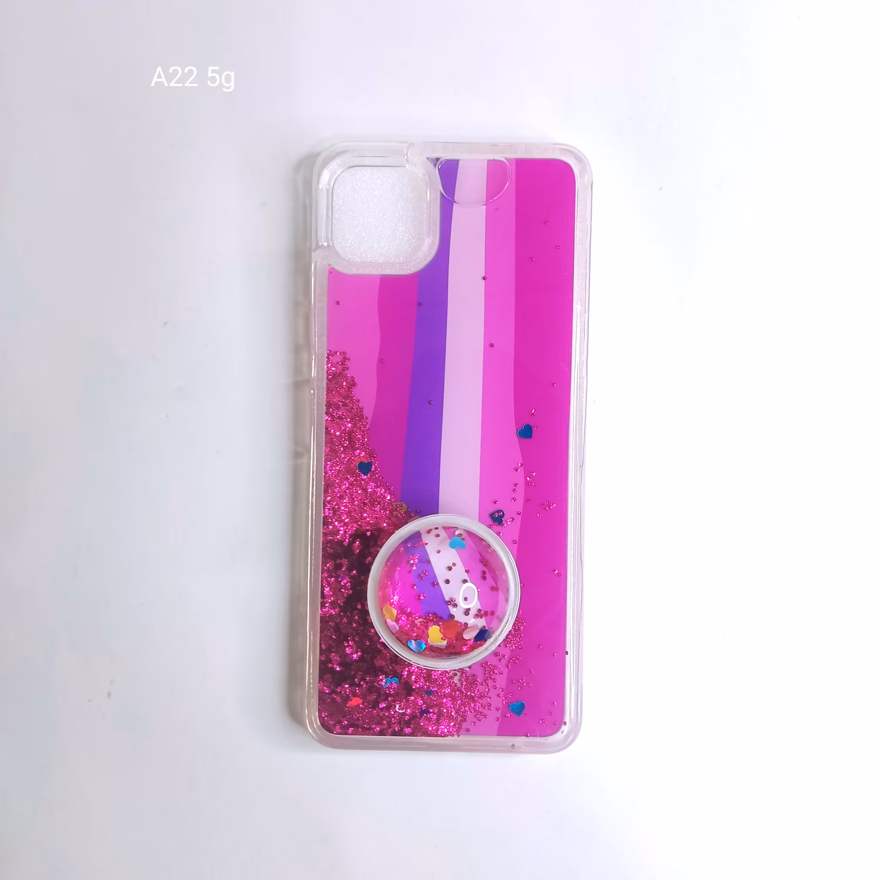 گارد (کاور) آکواریومی گوشی A22 5g سامسونگ با پاپ سوکت