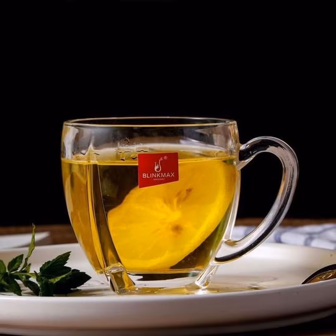 فنجان دسته دار شفاف بلینک مکس بسته 6عددی با جعبه ی اصلی