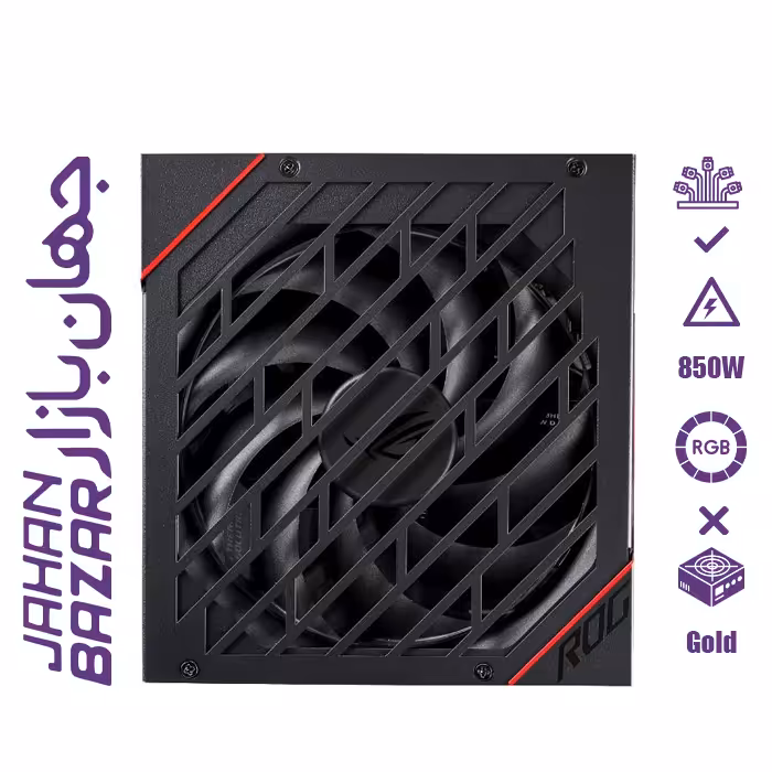 پاور ایسوس مشکی گیمینگ 850 وات فول ماژولار ROG-STRIX-850G