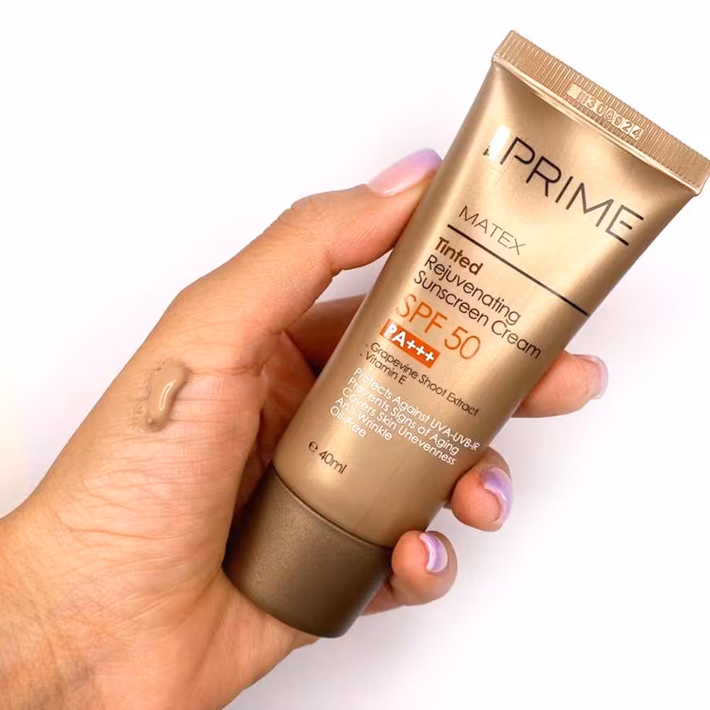 کرم ضدآفتاب جوان کننده پریم  spf50 رنگی 
