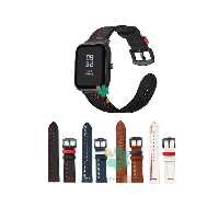 بند چرمی ساعت شیائومی Xiaomi Amazfit Bip Lite مدل Nubuck Leather
