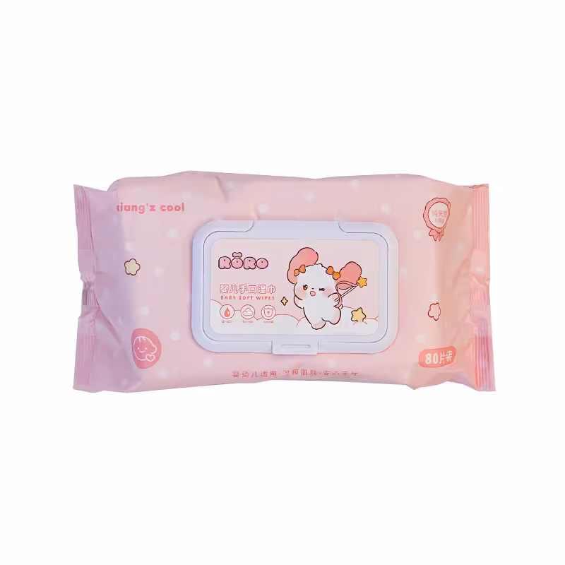 دستمال مرطوب مستطیلی طرح Roro