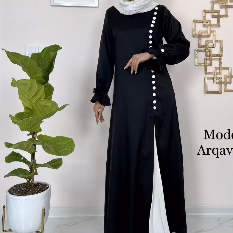 پیراهن ماکسی، کرپ اسکاچی درجه یک، تا سایز 48، فوق‌العاده جذاب 