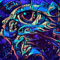 بک دراپ بلک لایت (فلورسنت) طرح شماره5