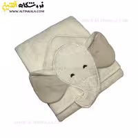 دورپیچ نوزاد سلین طرح فیل کرم روشن