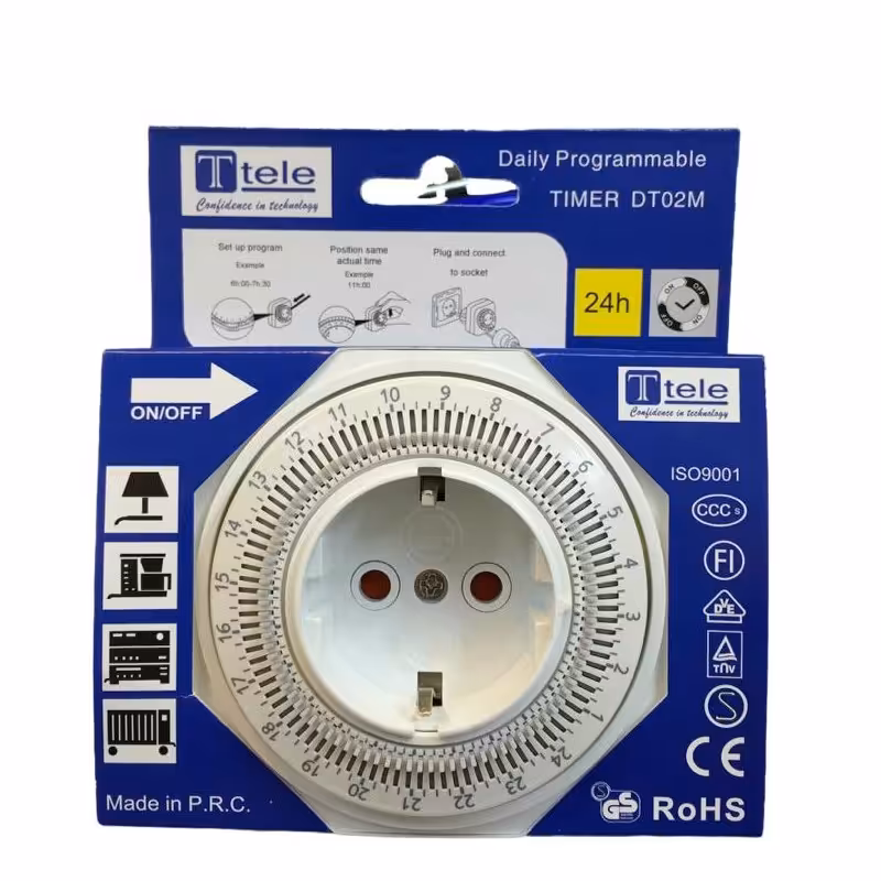 تایمر 24 ساعته تی تله مدل DT02M
