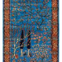 فرش پاتریس  فرش گلیم بختیاری 400شانه طرح کد  9912سایز 6متری