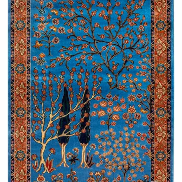 فرش پاتریس  فرش گلیم بختیاری 400شانه طرح کد  9912سایز 6متری