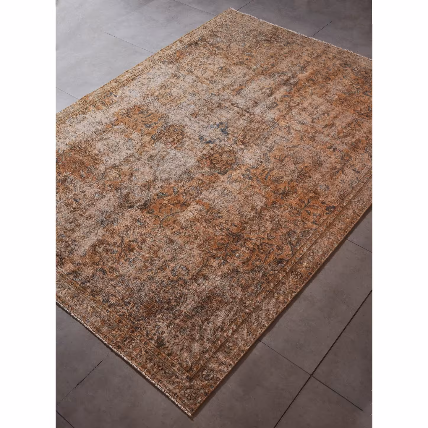 فرش دستبافت شش متری امیرخیز مدل وینتیج کد 6255