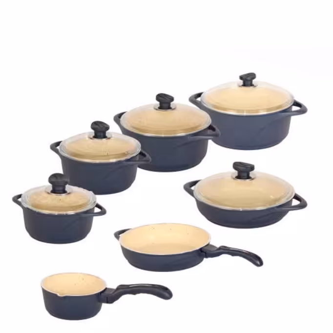 سرویس پخت وپز 12 پارچه محصول عروس تفلون مدل ویکتوریا