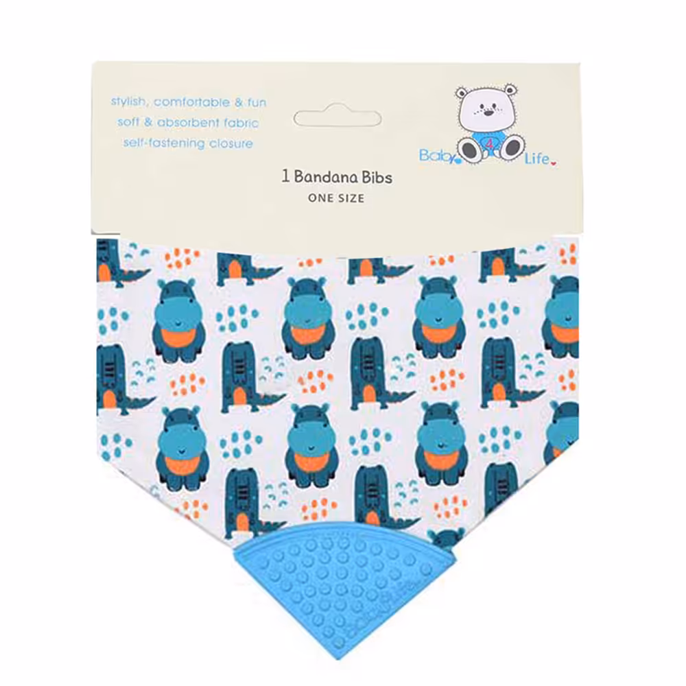 پیشبند دستمال گردنی دندانگیر دار بیبی فورلایف baby4life