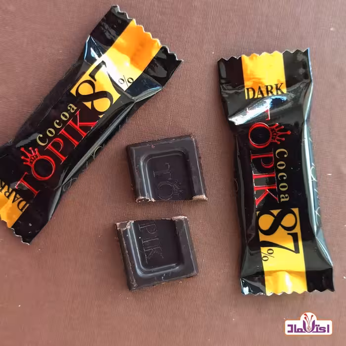 شکلات تلخ 87 درصد  250 گرمی تاپیک
