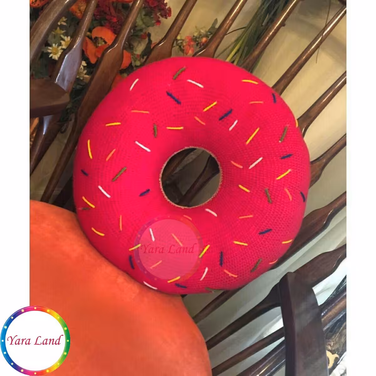 کوسن بافت طرح دونات