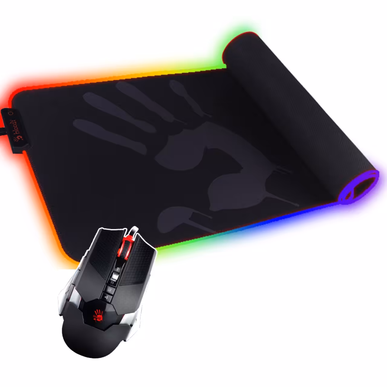 ماوس پد مخصوص بازی مدل Bloody mp-80n neon