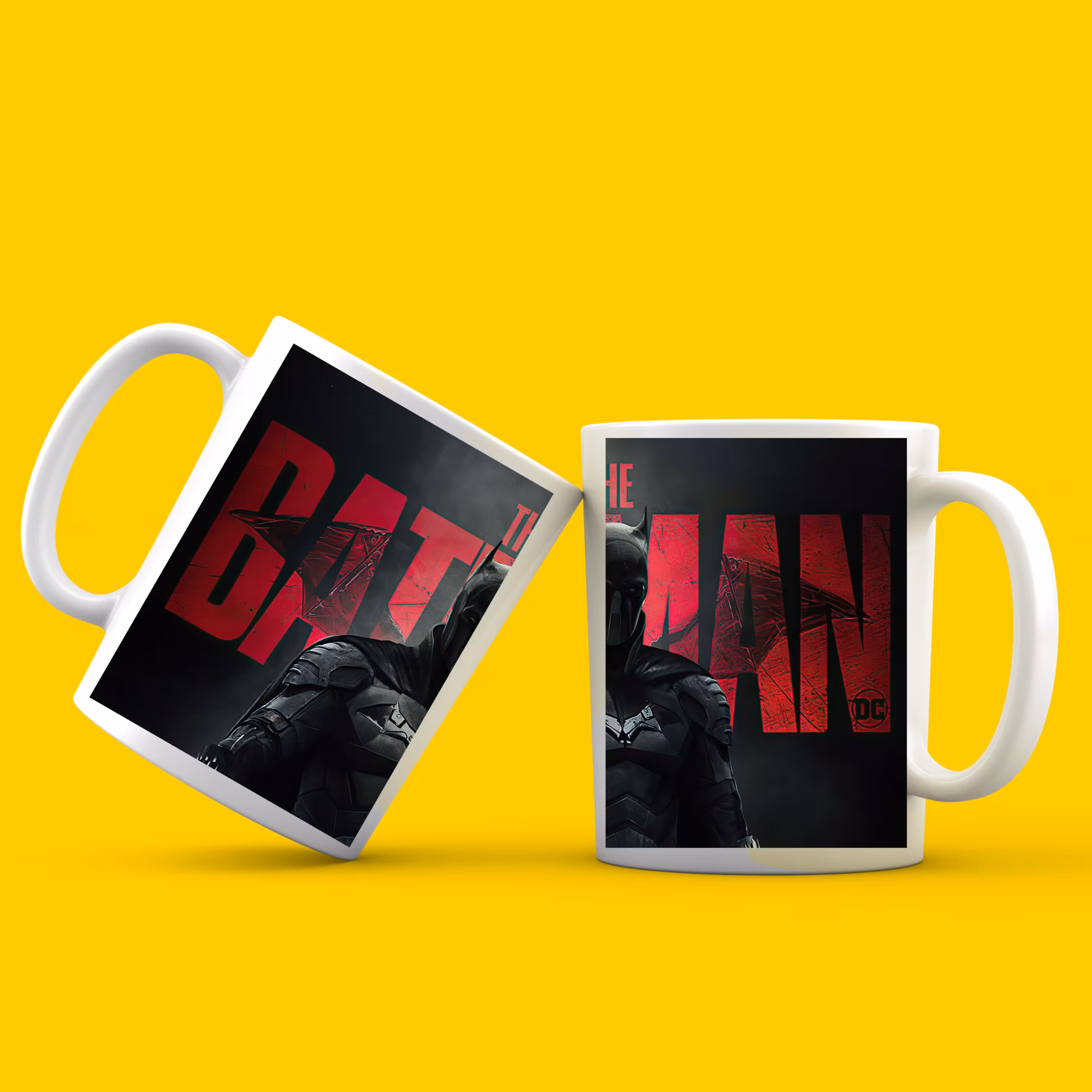 ماگ سرامیکی سفید طرح بتمن کد 02