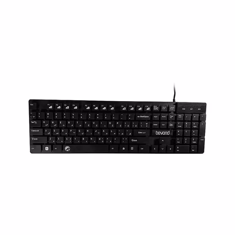 کیبورد با سیم BK-2870 با حروف فارسی بیاند - فراز سیستم