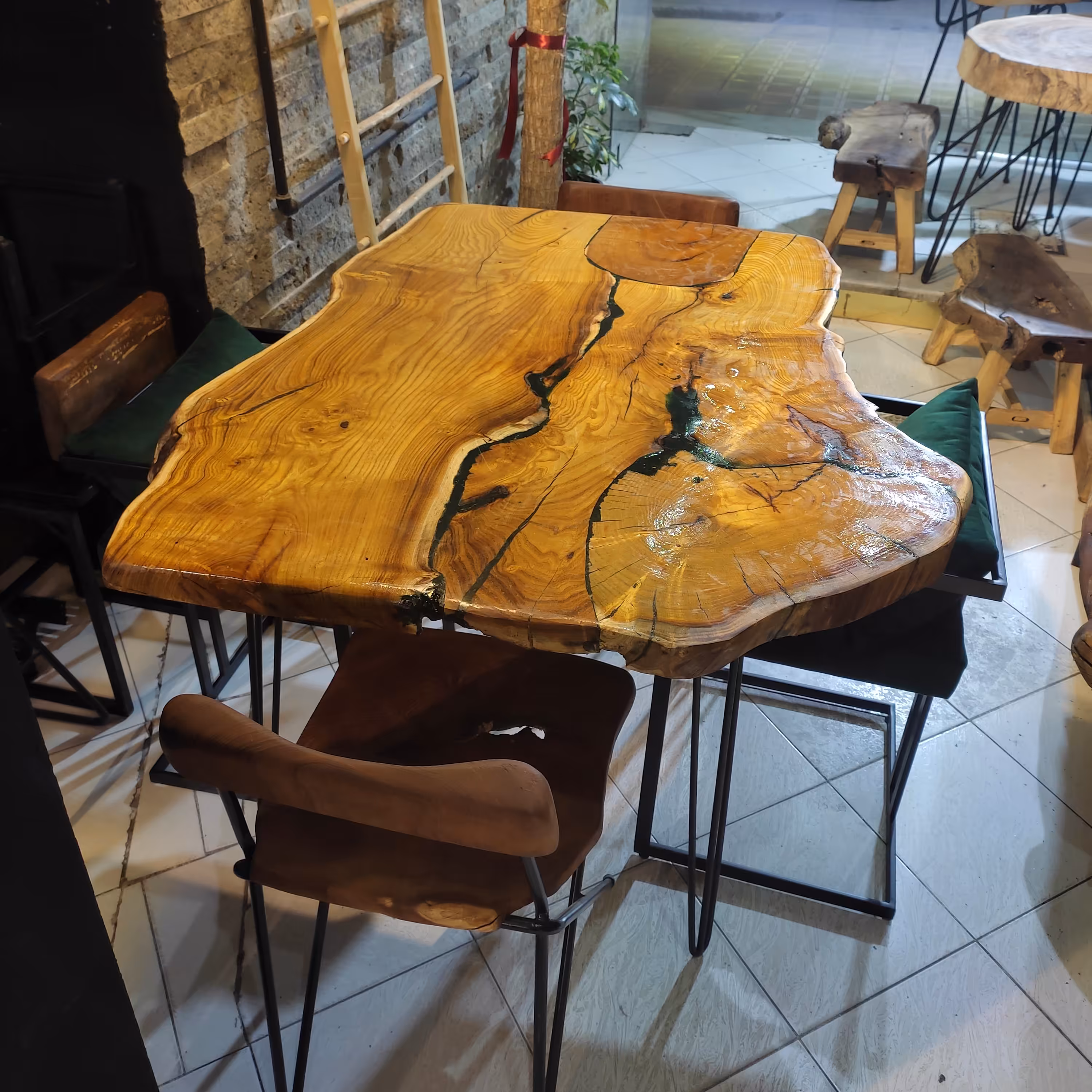 میز چوبی روستیک از تک نفره تا 12 نفره 