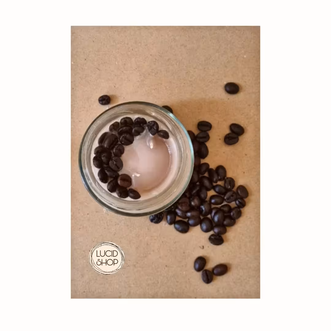 شمع جار  با رایحه قهوه