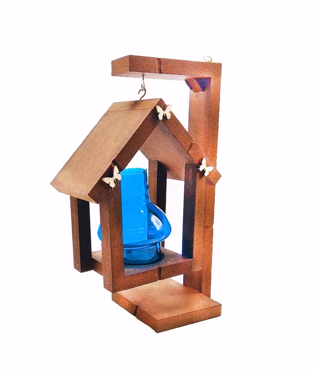 جا شمعی چوبی آویز دیواری