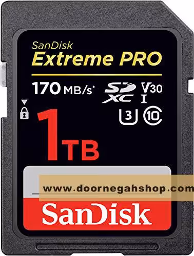 کارت حافظه sandisk extreme pro sdxc uhs-i 1tb 170 mb/s