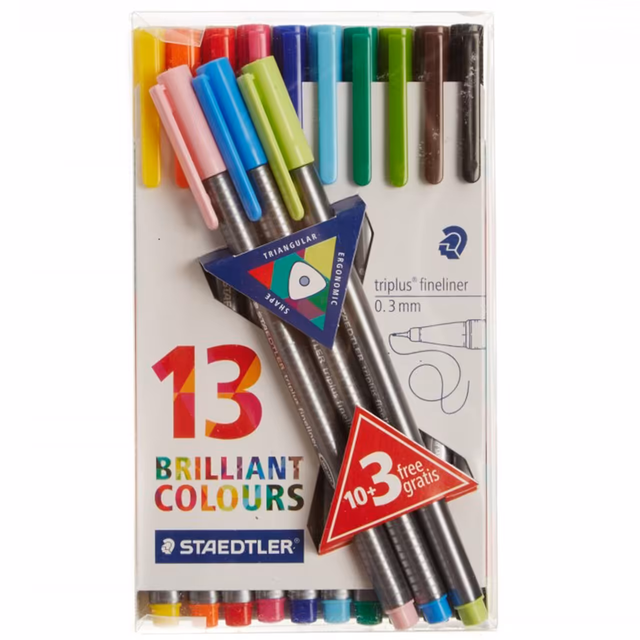 روان نویس 13 رنگ استدلر مدل Triplus Brilliant Colours